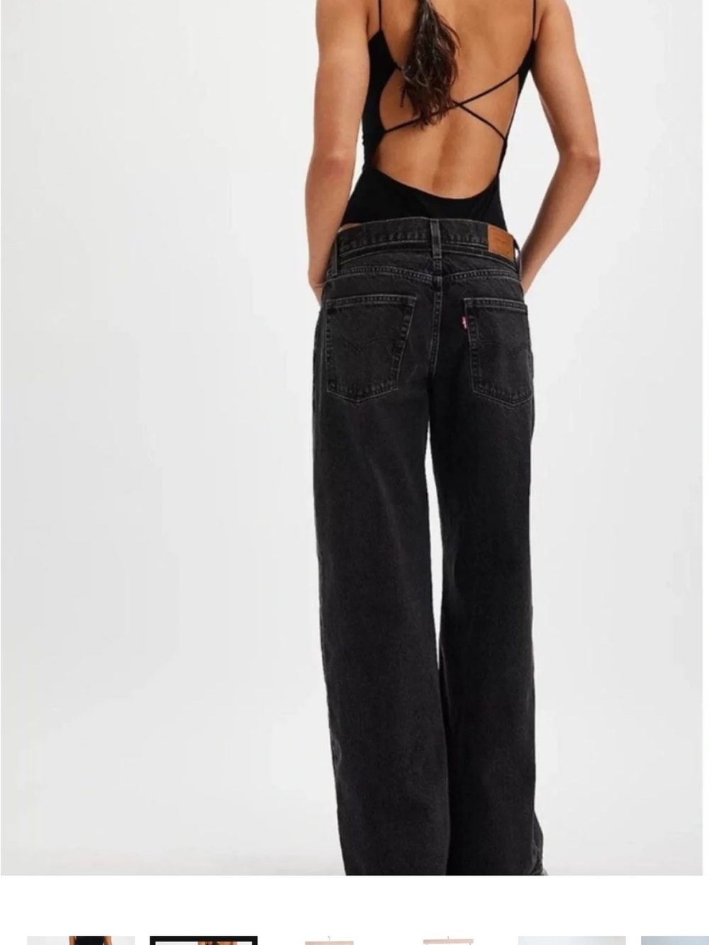 NWT Levi’s XL Straight Jean in Black (wide leg) - Picture 2 of 6